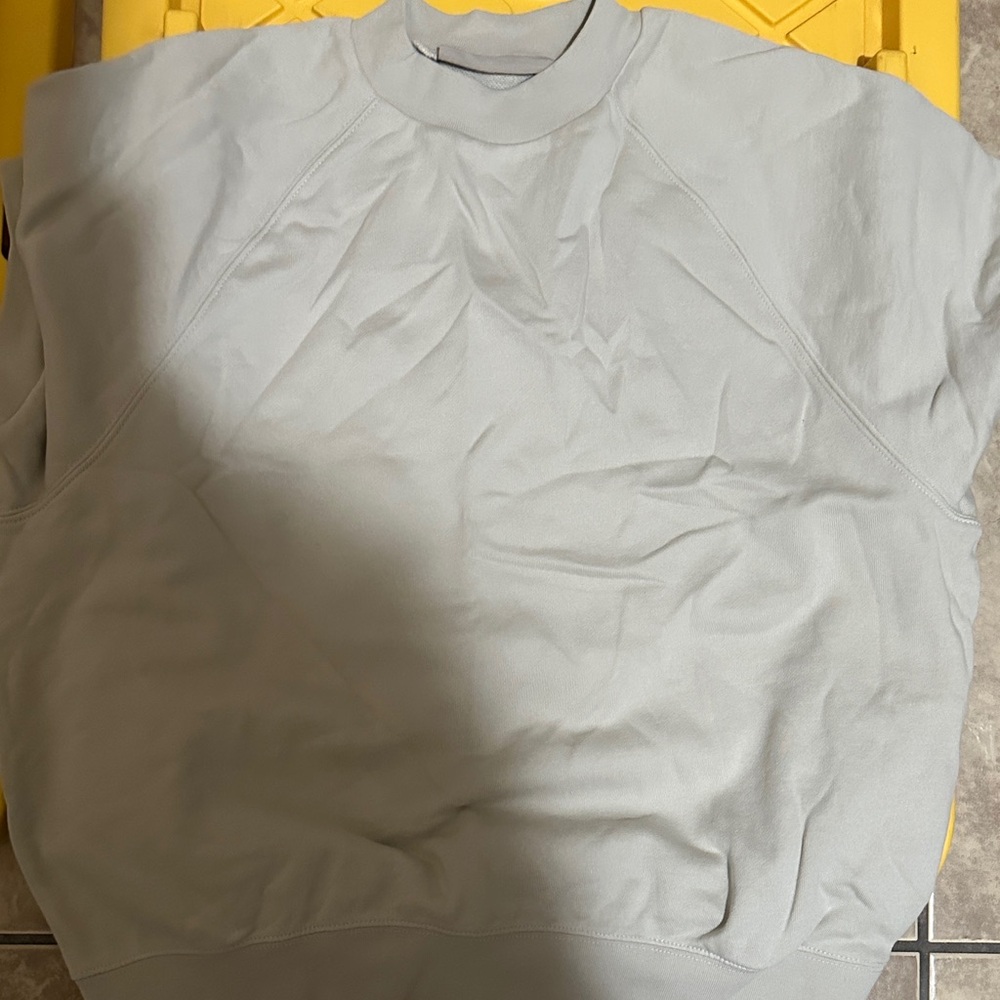 Essentials Light Gray Crewneck Sweater